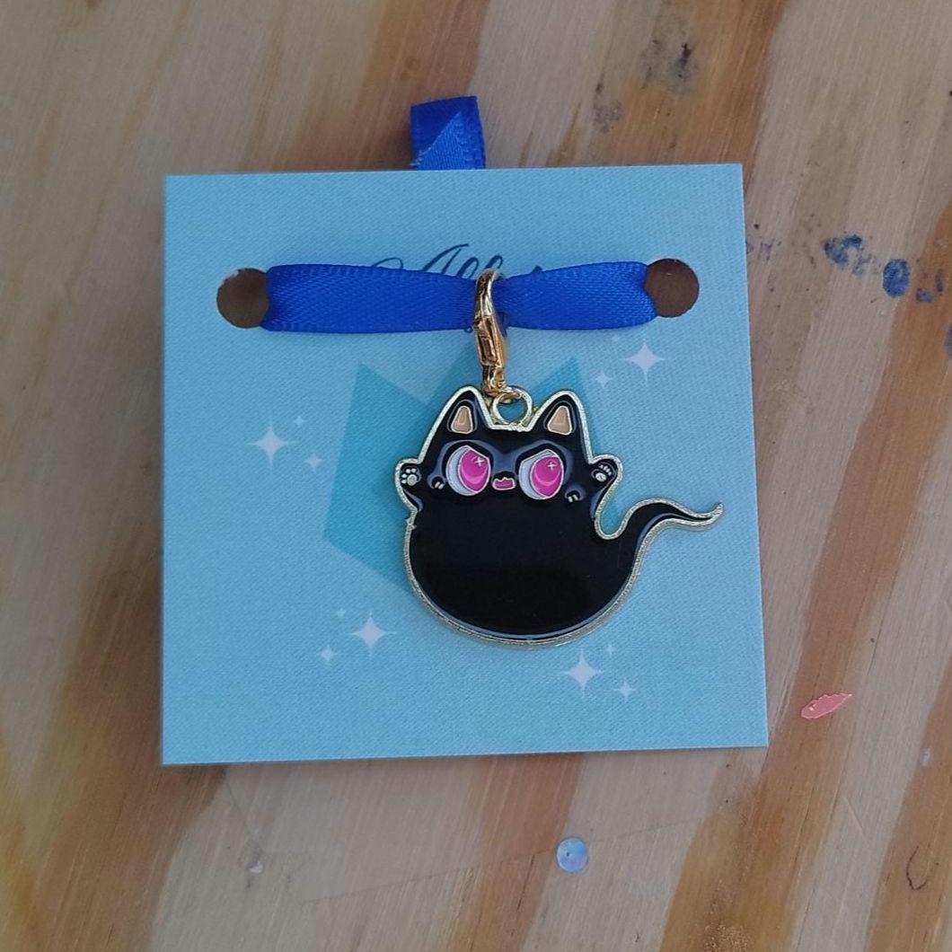 Black Cat Ghost Stitch Marker