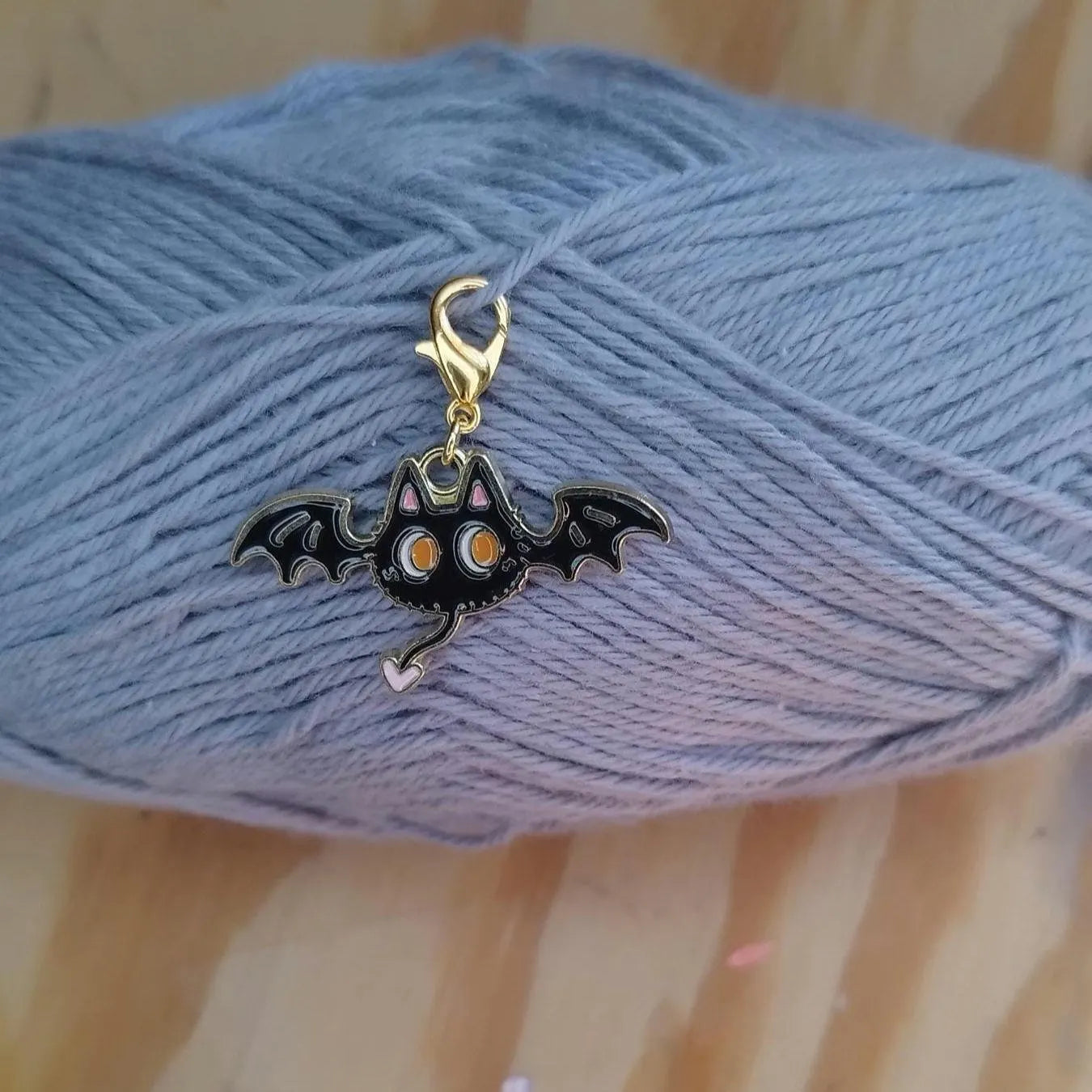 Black Bat Stitch Marker