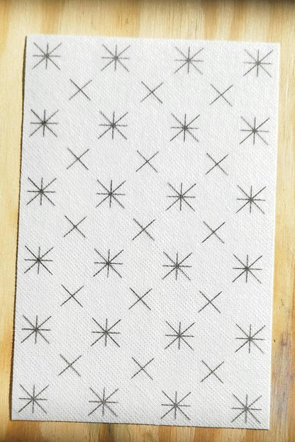 Washable Sashiko Transfers