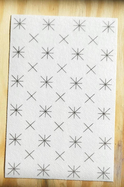 Washable Sashiko Transfers