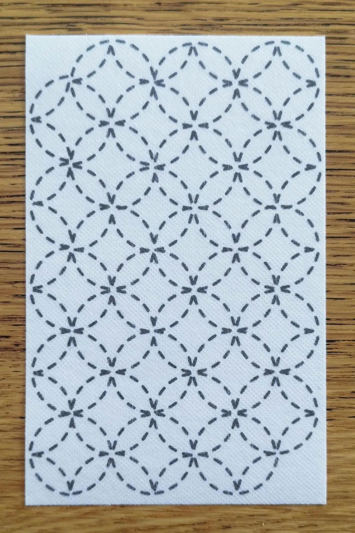Sashiko Transfers | Removable Visible Mending Transfers | Washable Transfers