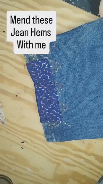 Sashiko Stick and Stitch Patterns Persimmon