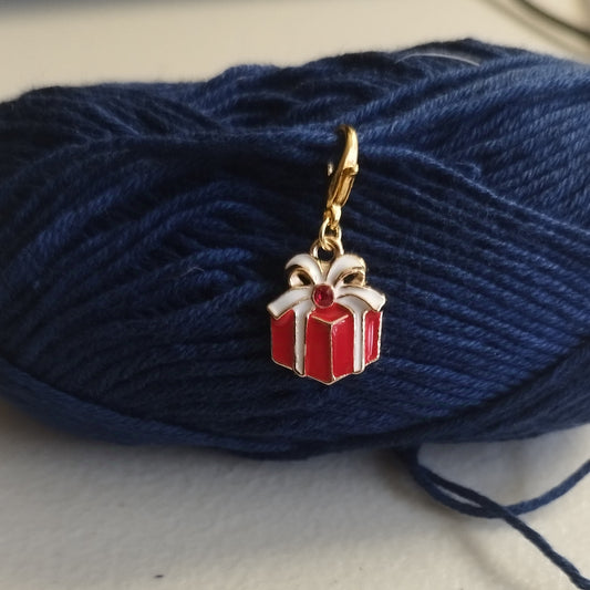 Gift Box Stitch Marker