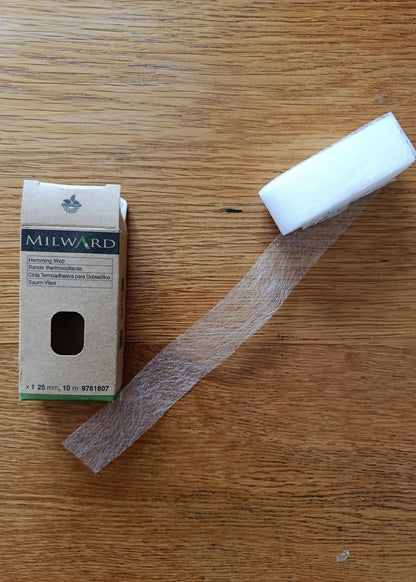 Hemming Web 10m x 25mm