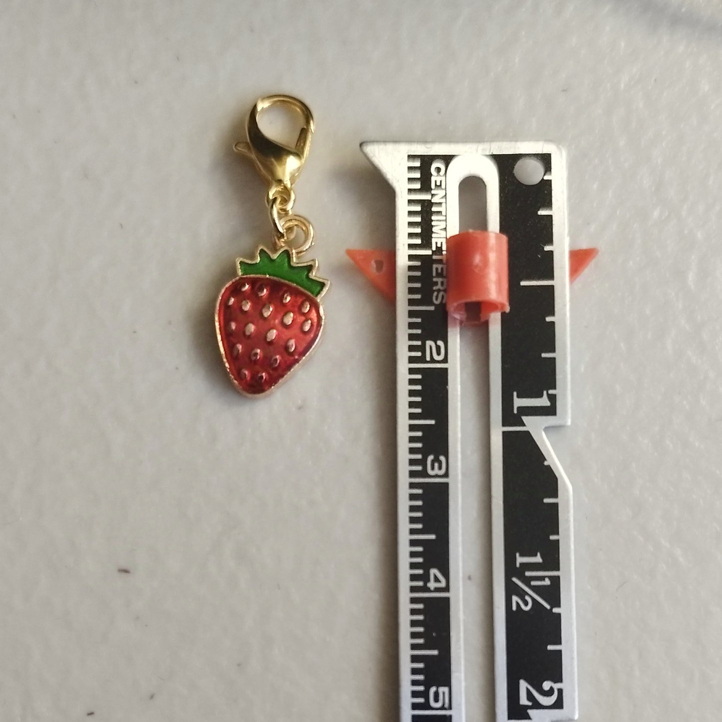 Strawberry Stitch Marker