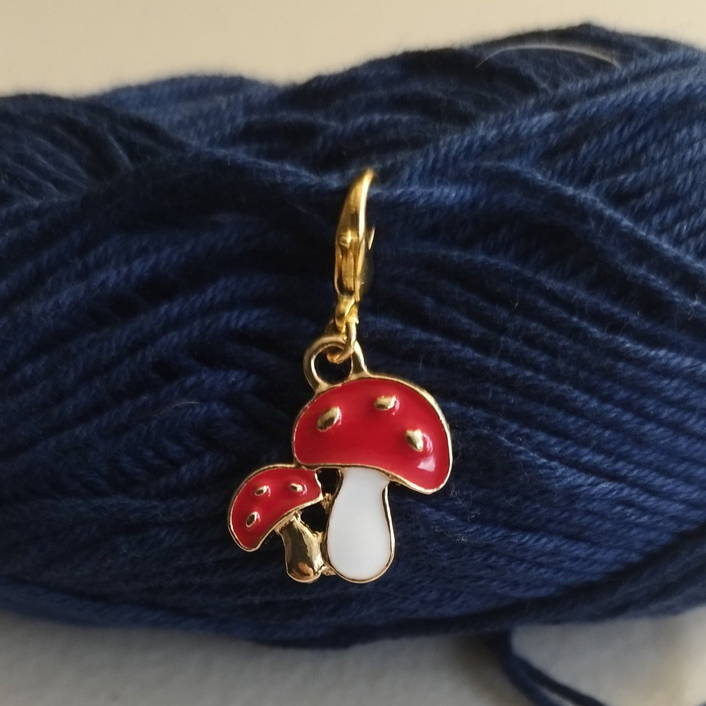 Mushroom and Toadstool Stitch Marker